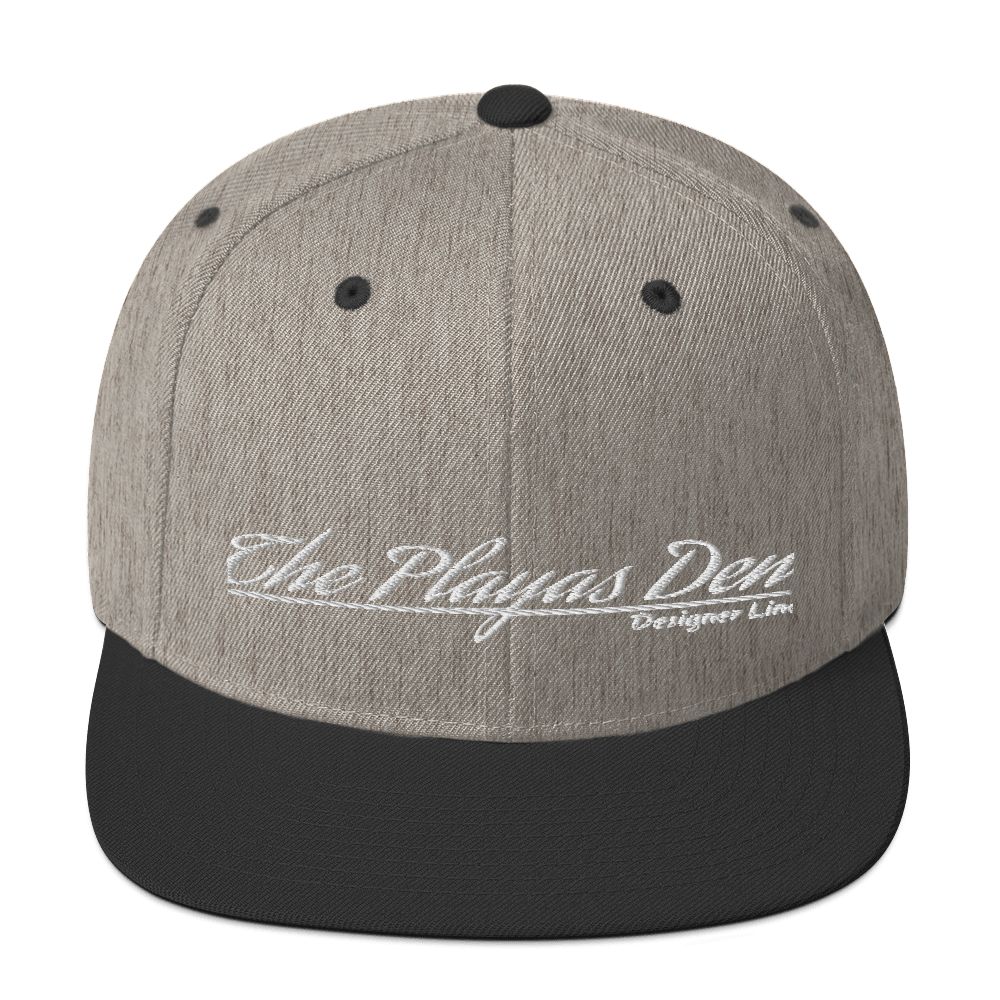 Playas Den text Snapback Hat