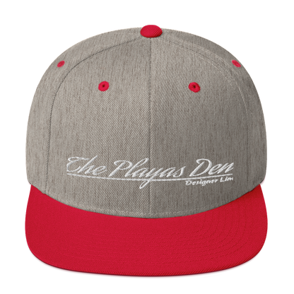 Playas Den text Snapback Hat