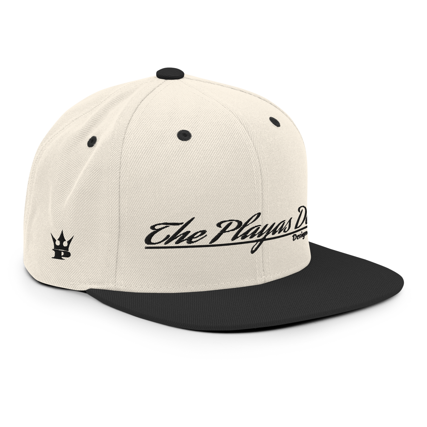 Playas Den text Snapback Hat